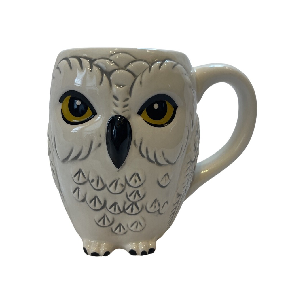 Harry Potter Hedwig Owl Sculpted‎ Coffee Mug Ceramic